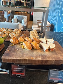 Vantage club vip lounge food