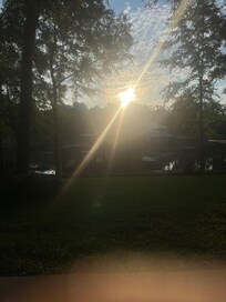 Sunrise from the swing