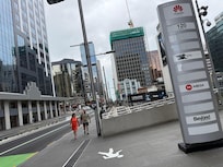 ホテルメインゲートから出た所