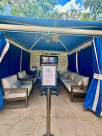 Cabana rental with poolside service 10/10