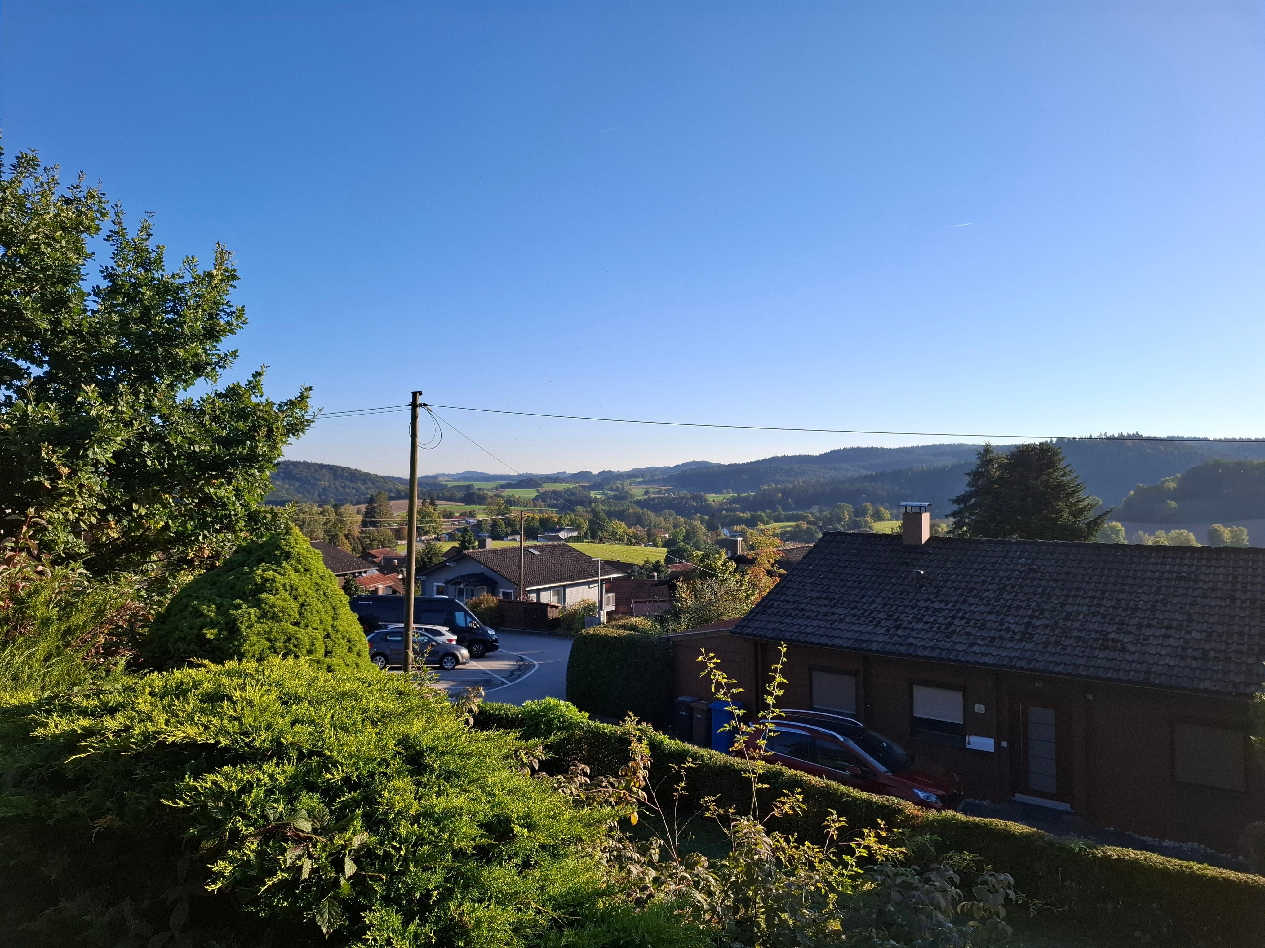 Ausblick von der Terrasse 