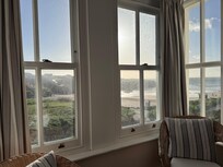 View from bedroom with ensuite