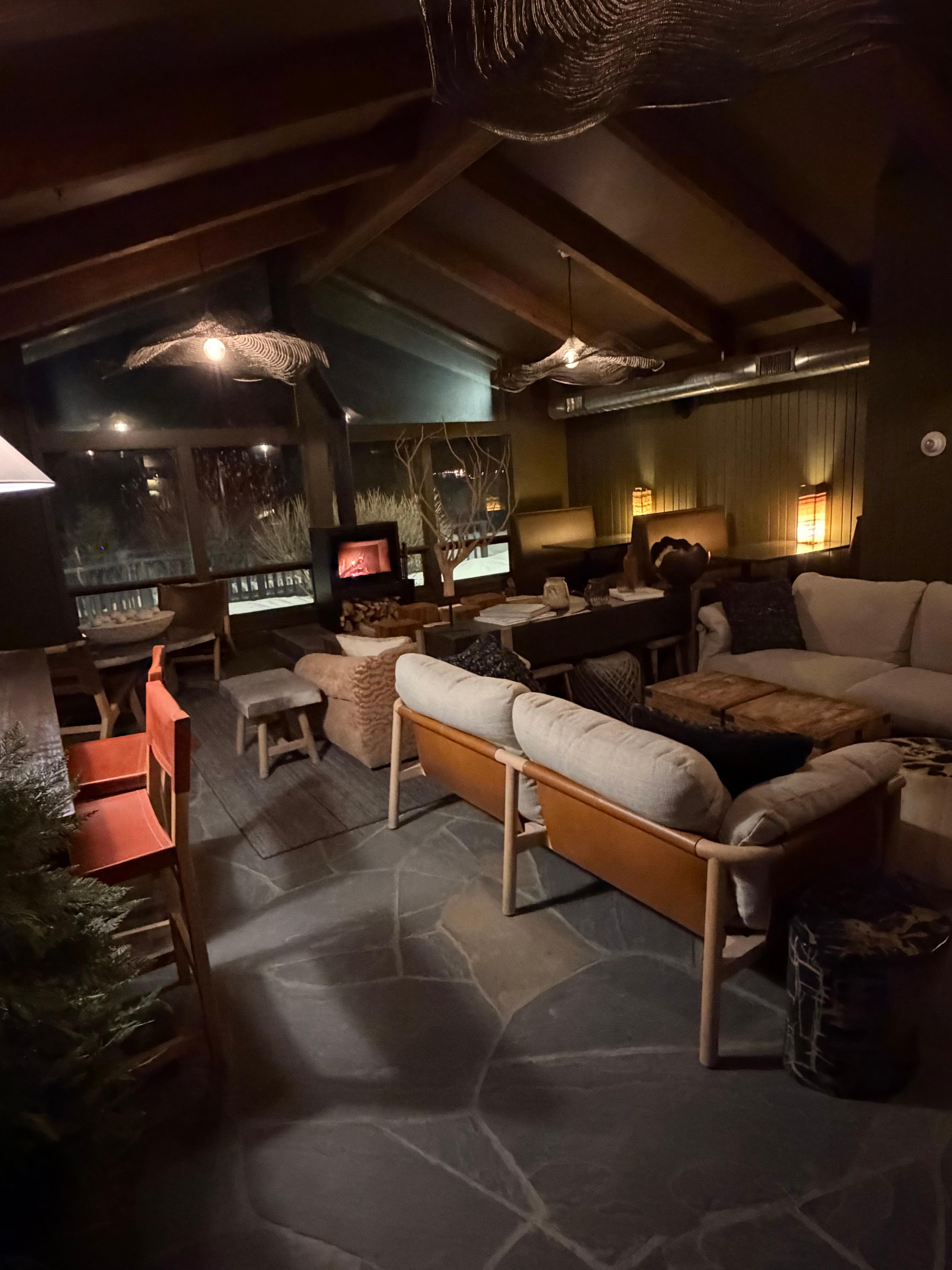 Lounge area in main building 