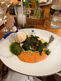 Fish dish was so good.