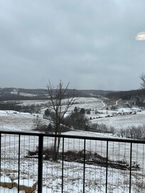 View to the ridge from kitchen sink window