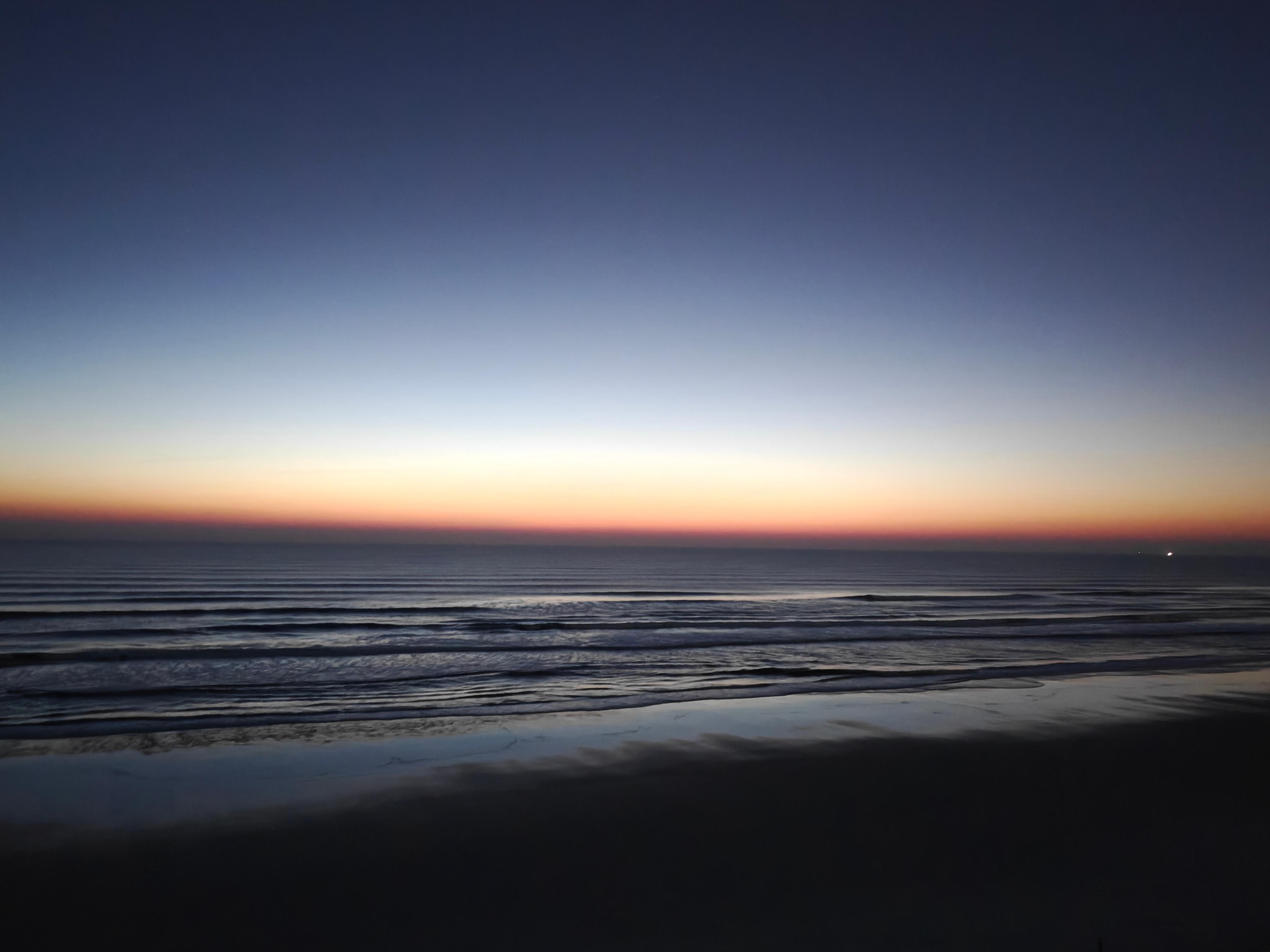 Early morning just before sunrise view from our room.