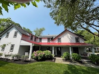 Peaceful, shady, lots of rooms!