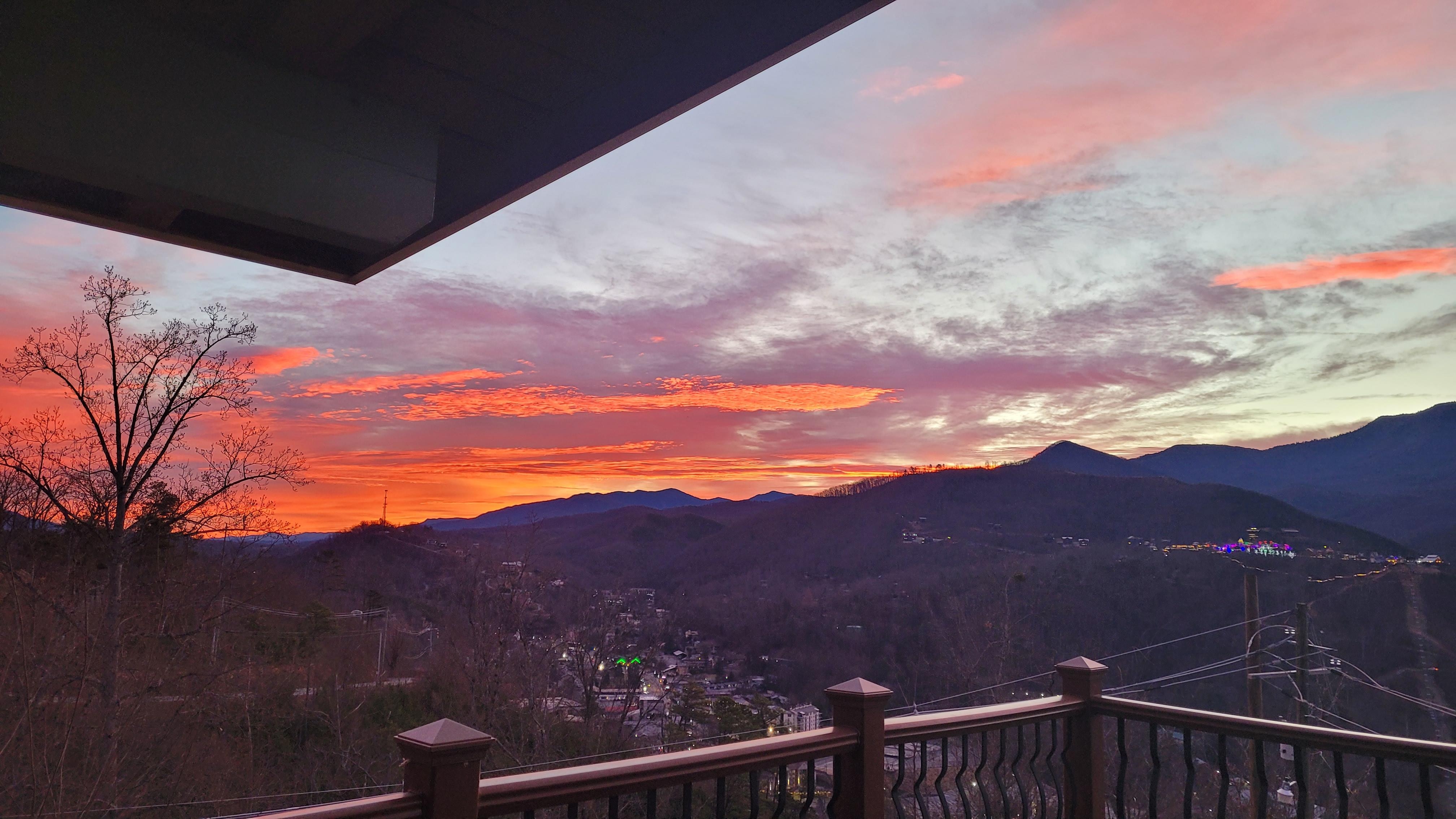 Early morning sunrise