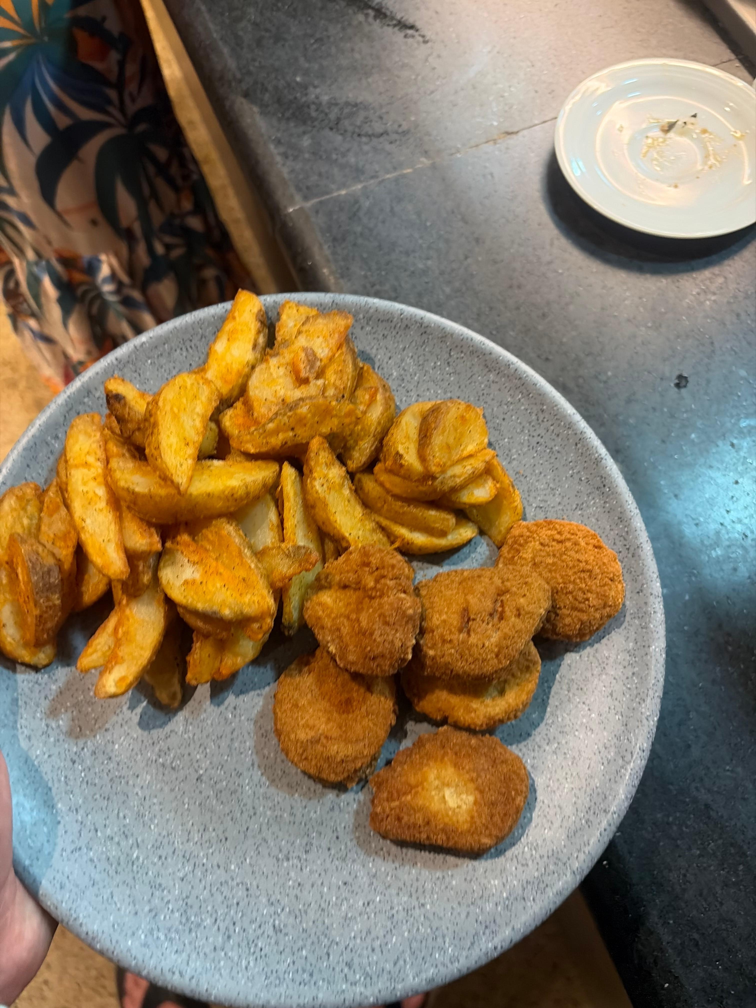 Wedges weren’t too bad but the nuggets were not good