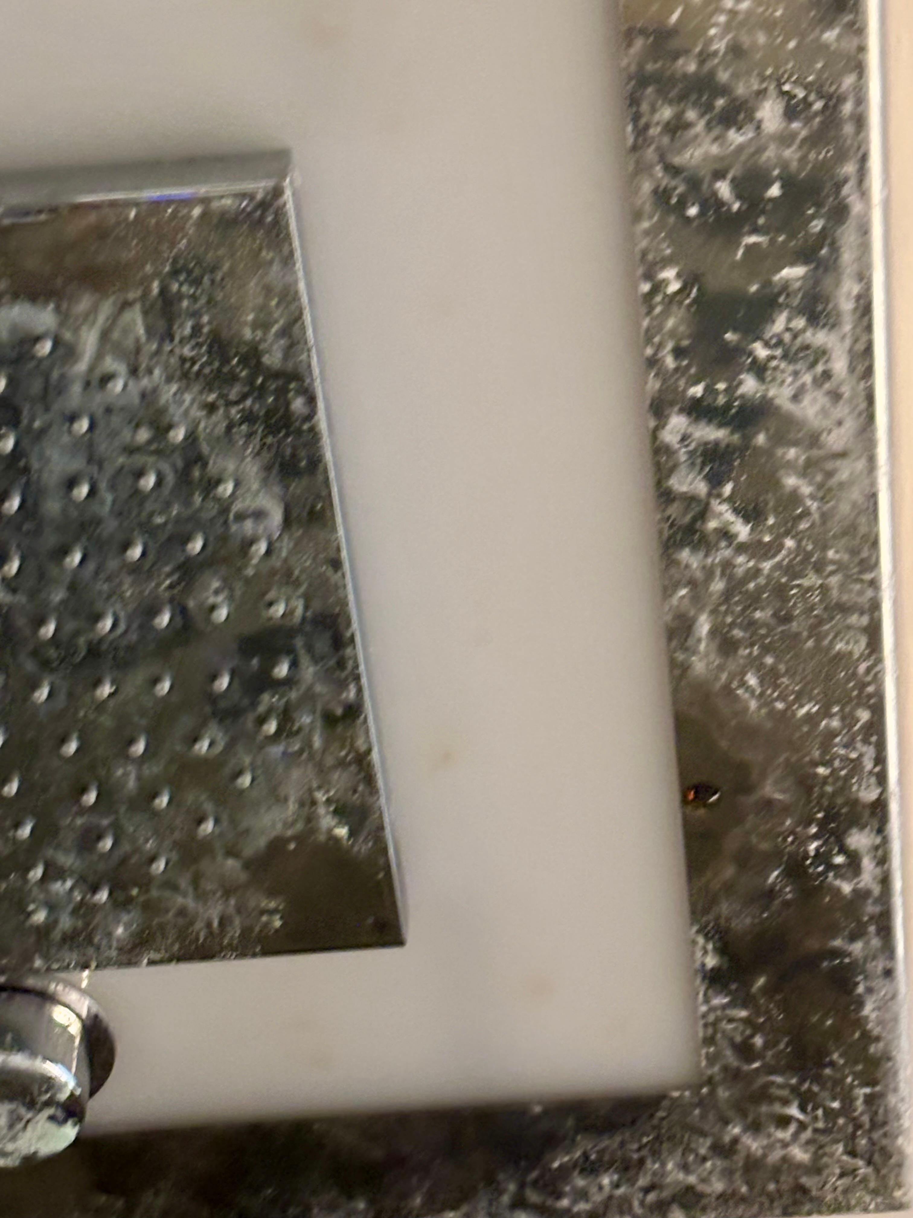 Dirty shower head