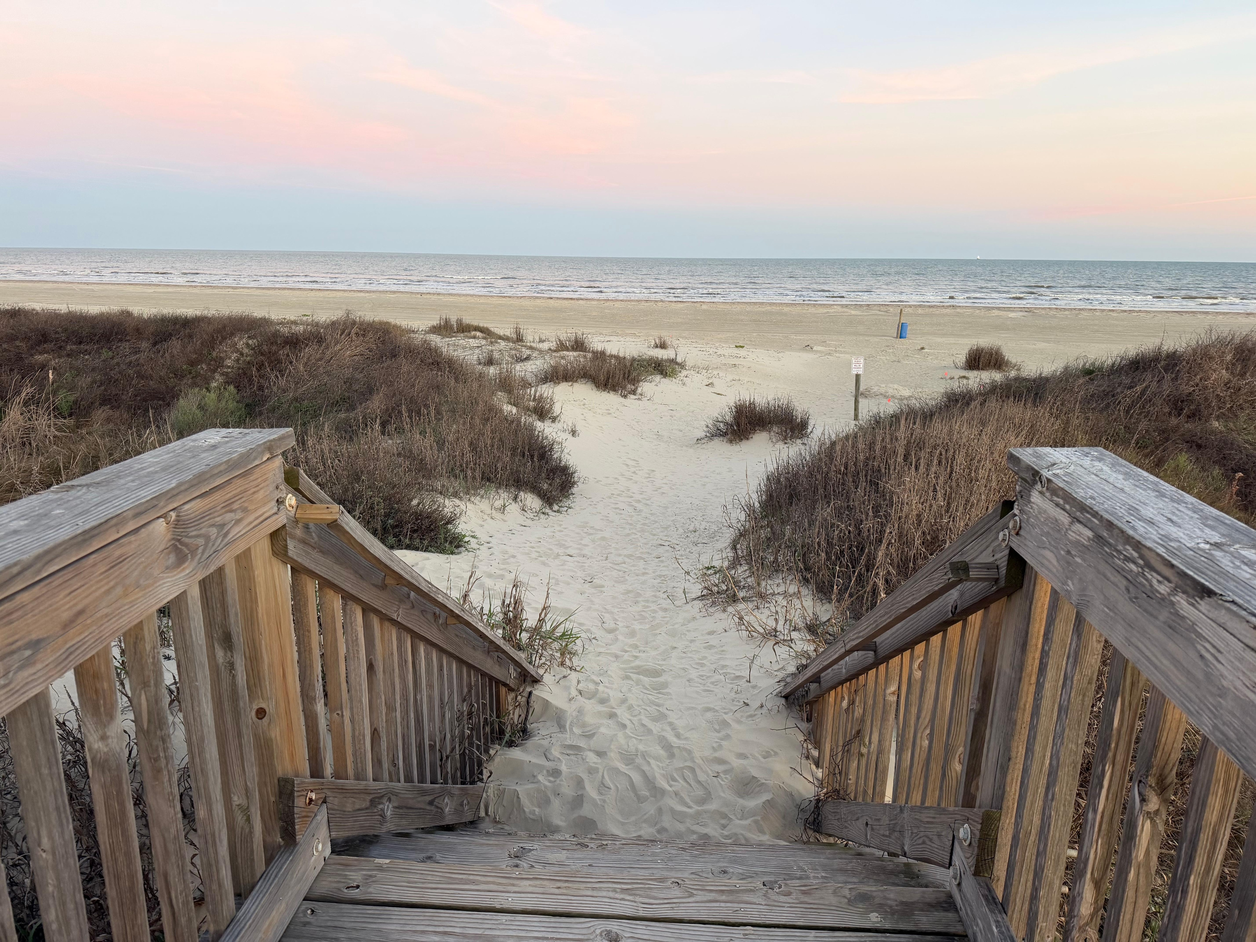 Walking to the beach