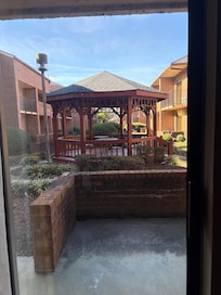 The view outside my patio door