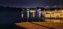 Night view from Lakefront deck