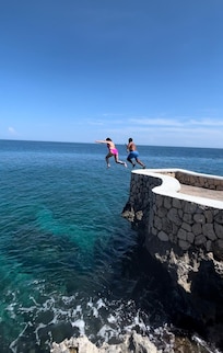 Dining room with a view