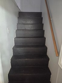 Stairs to the bedroom