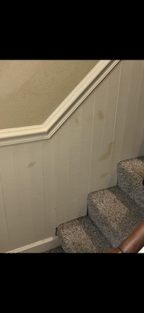 Dirt on wall