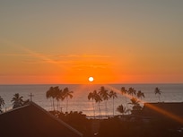 Fantastic sunset view from condo.