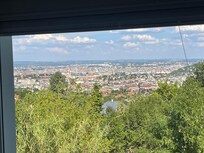 Der Ausblick aus dem Schlafzimmer