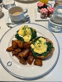 My eggs Benedict at Opaline