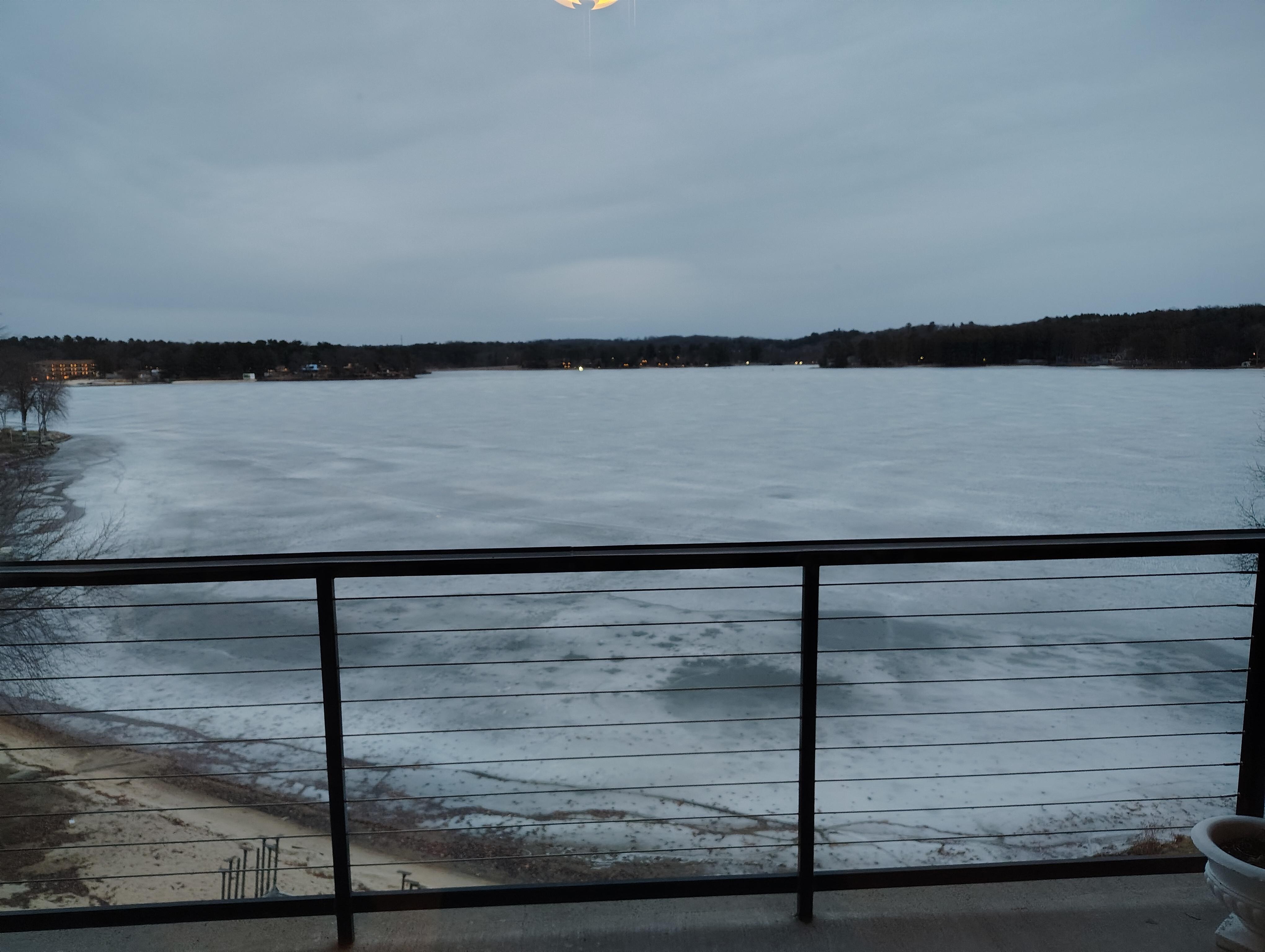 View from the balcony in February. 