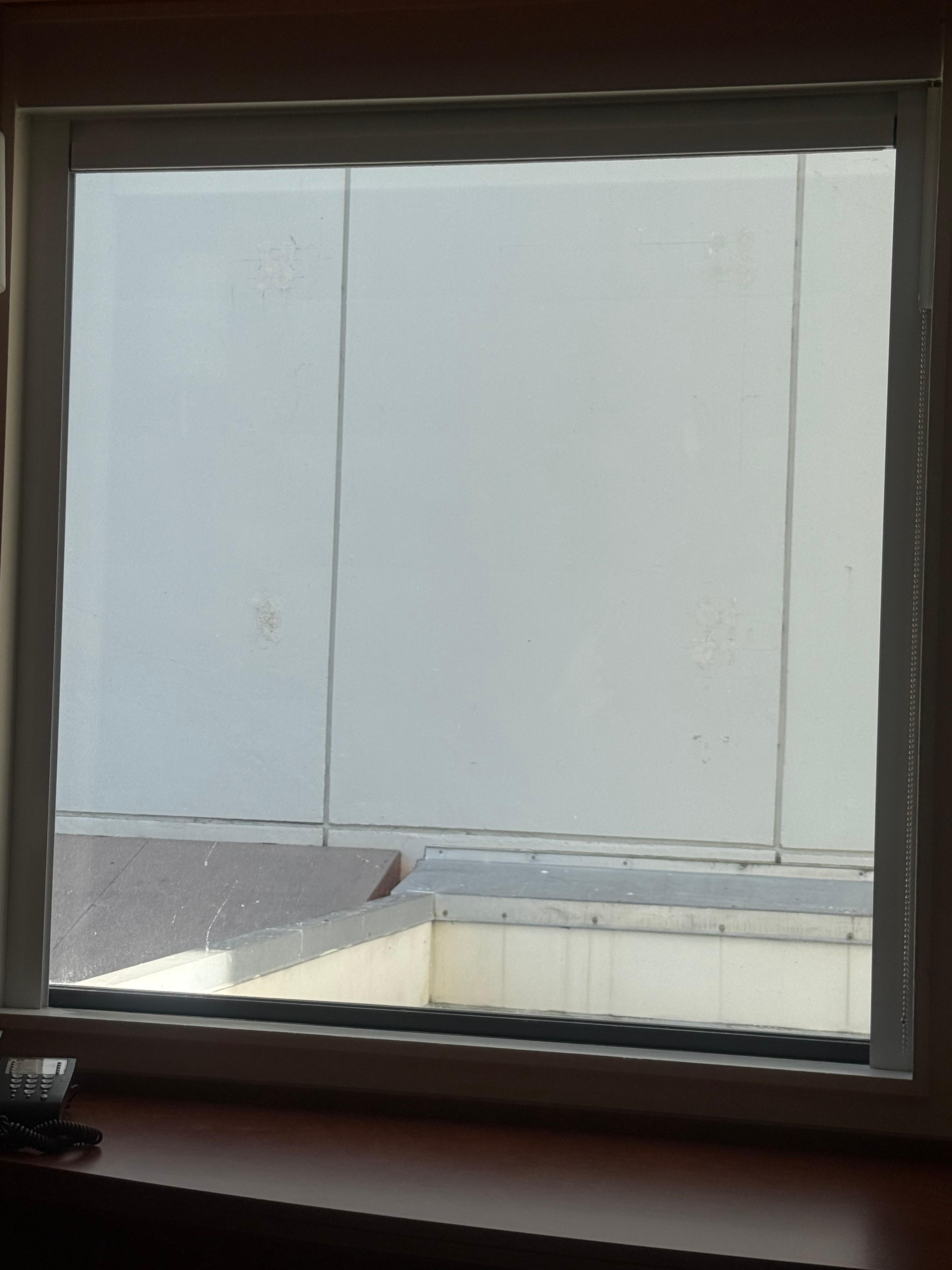 View out of room window.😠