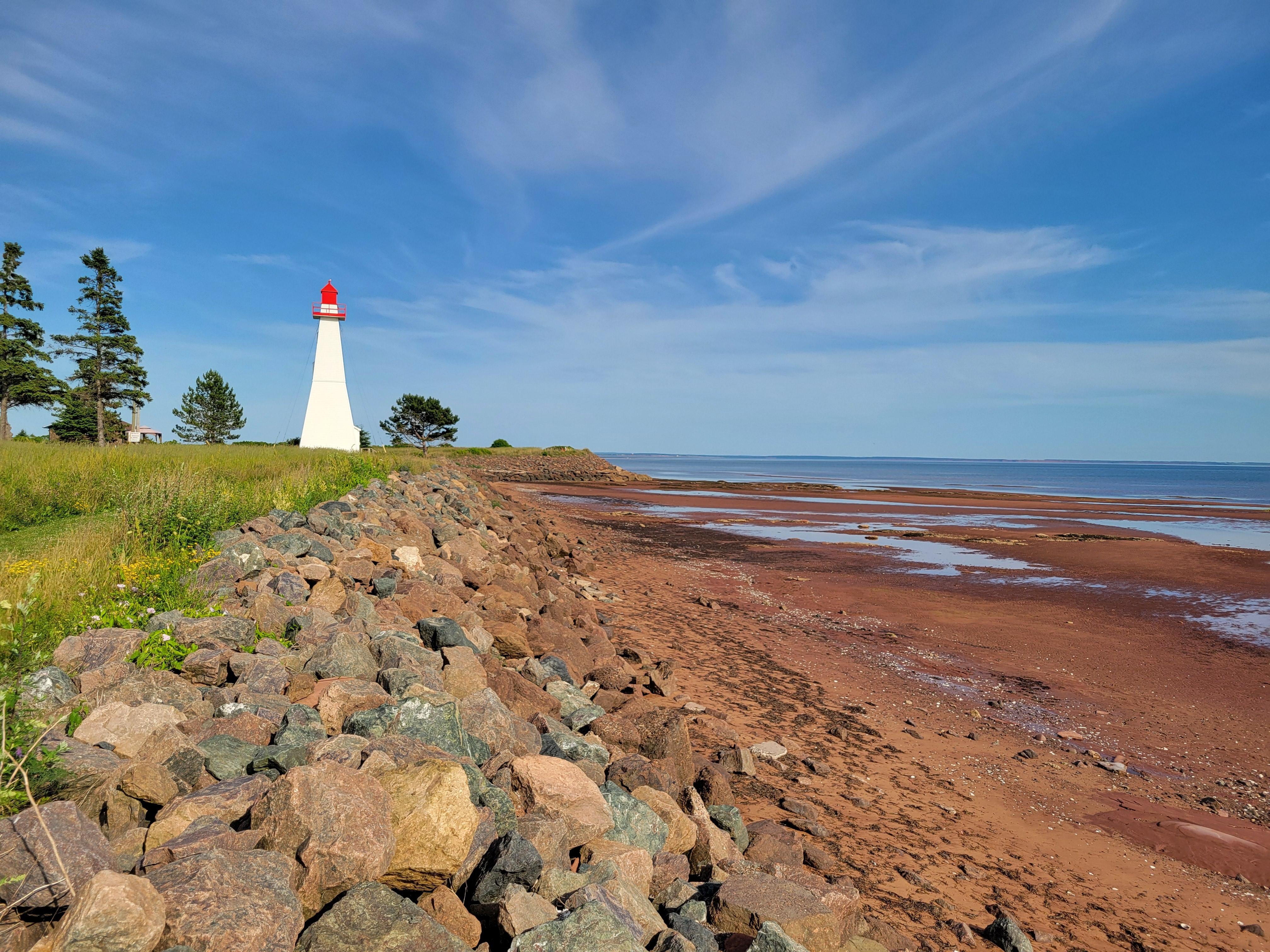 Looking to the south from the beachfront. 