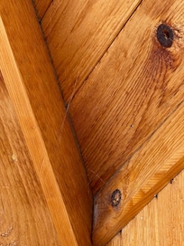 Spider web in one room