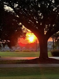 sunrise from the back patio