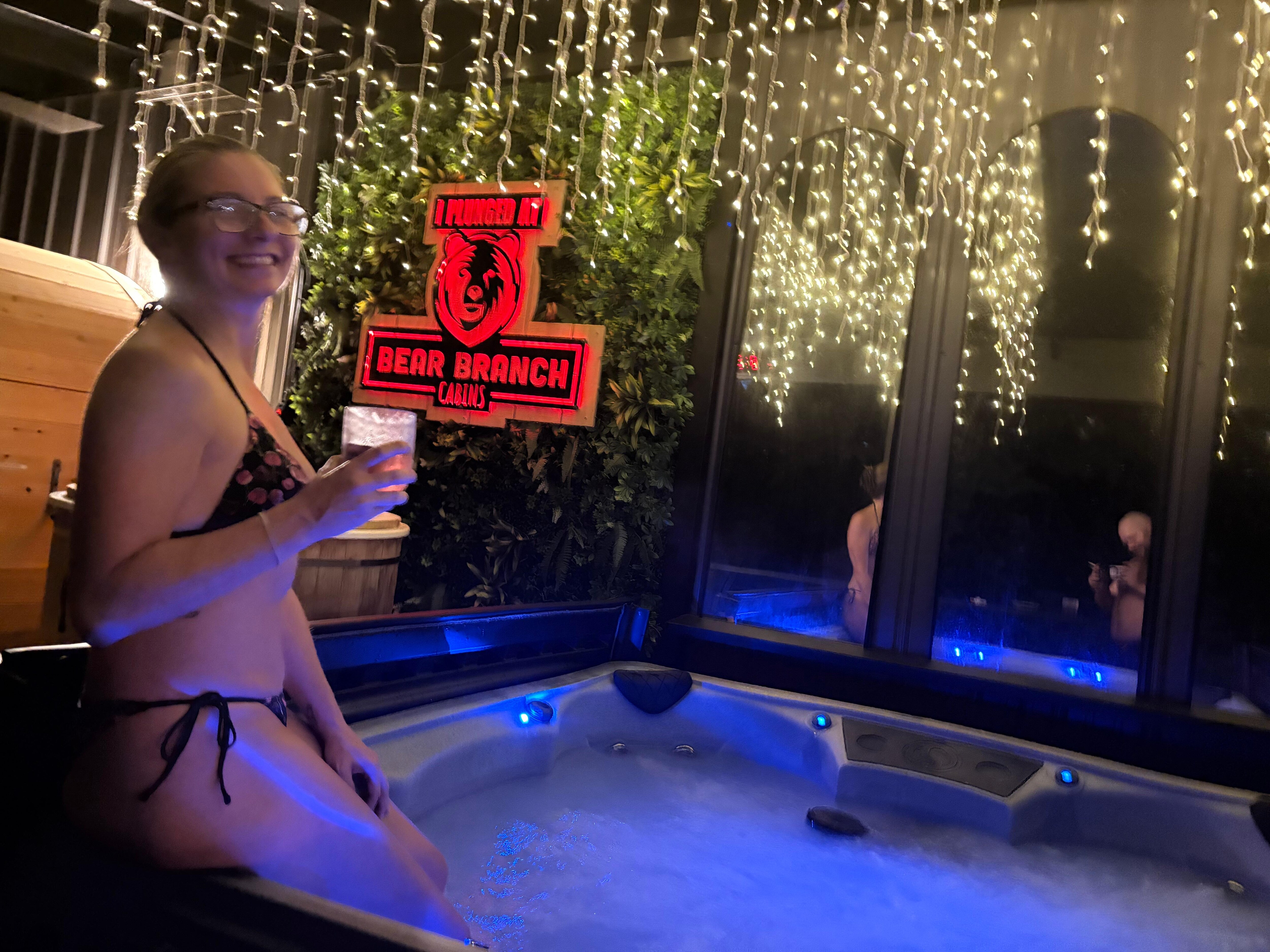 Hot tub was nice