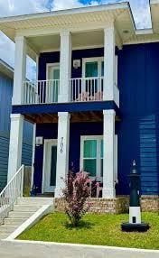 Beautiful view of front of home 