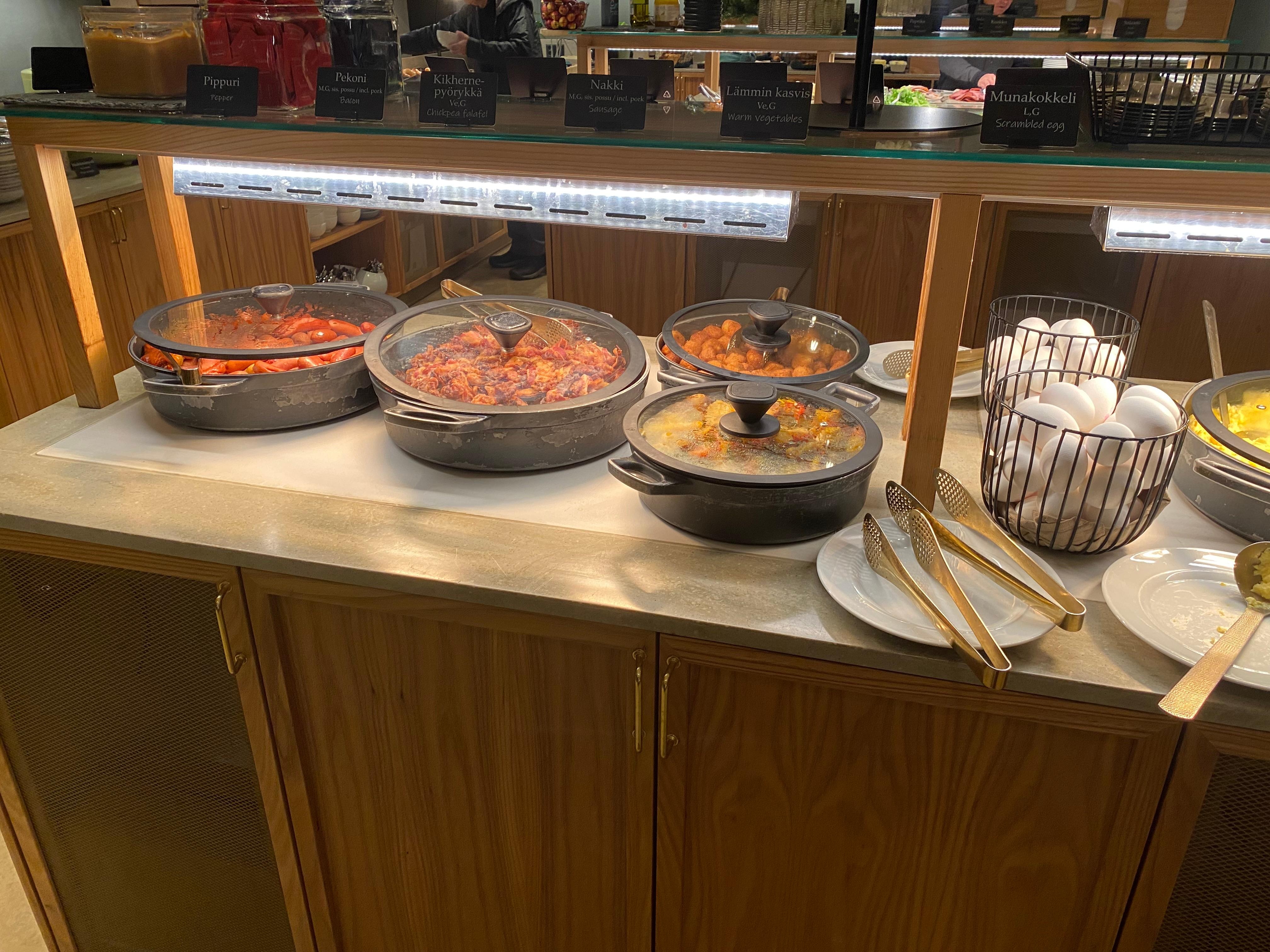 朝食ビュッフェ