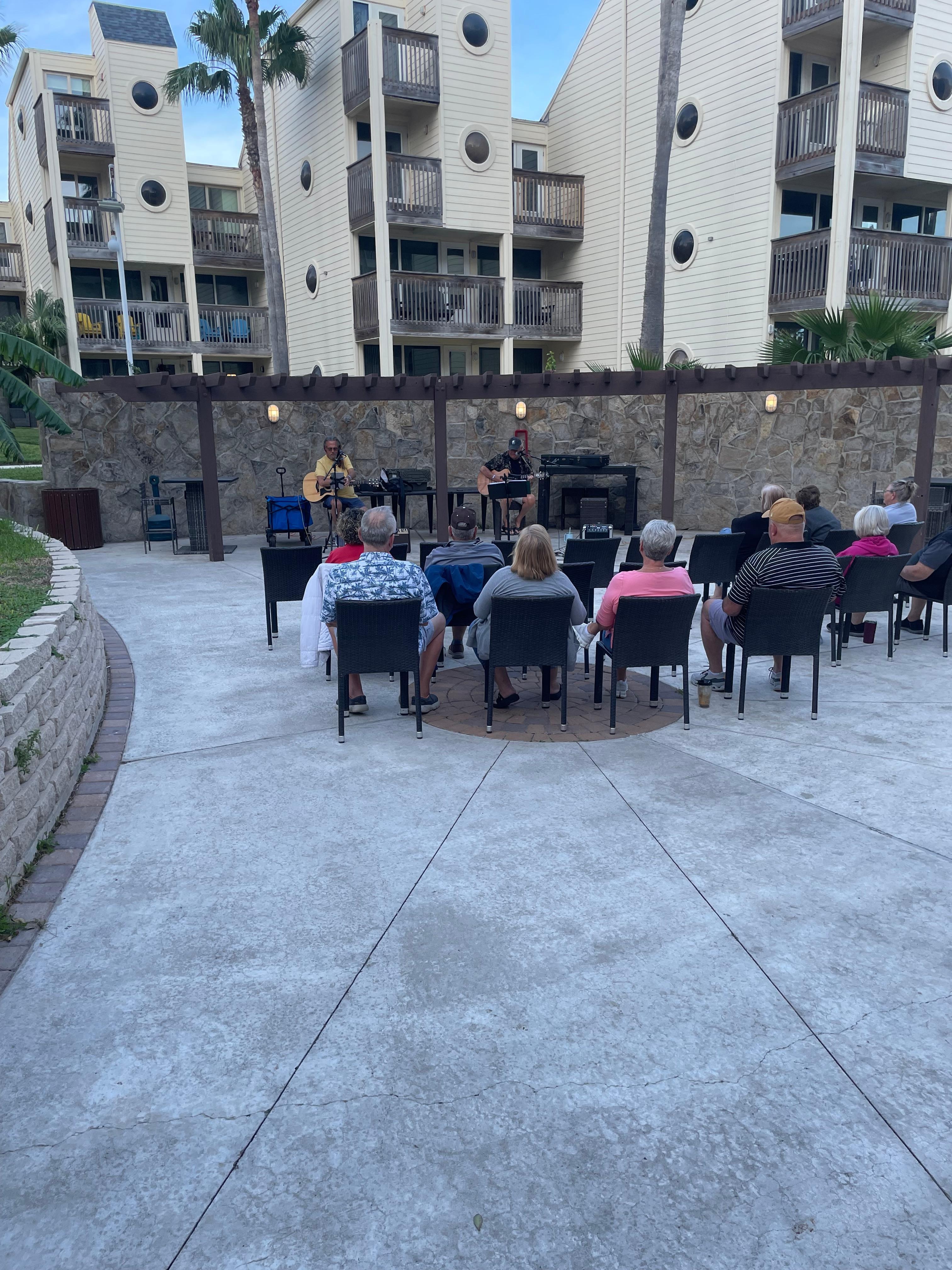 Live music at the pavilion 