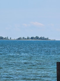 View from beach area