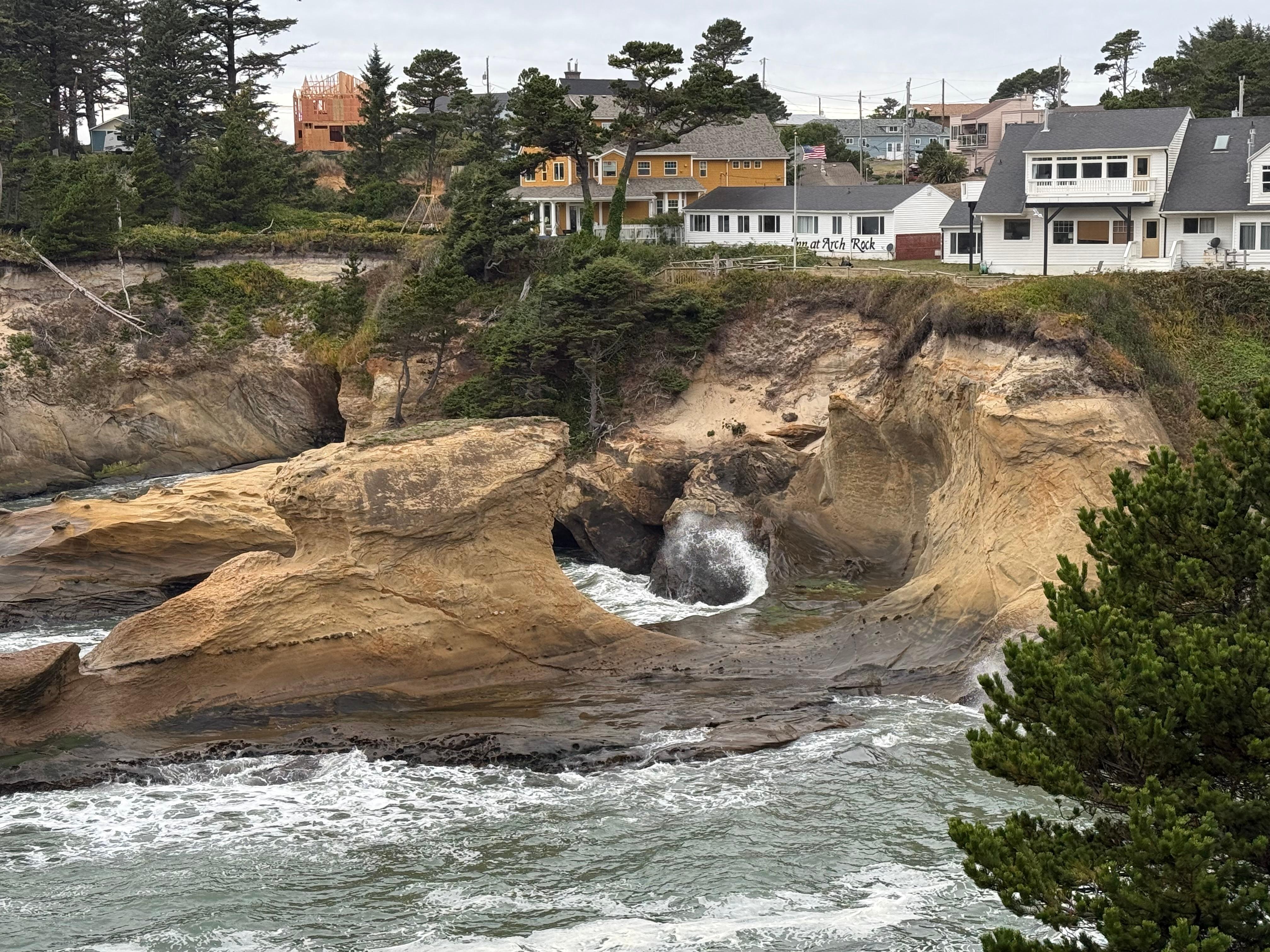 View of property from restaurant Tidal Raves.
