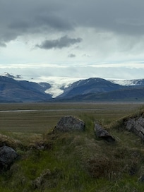View of Vatnajokull from hotel room.