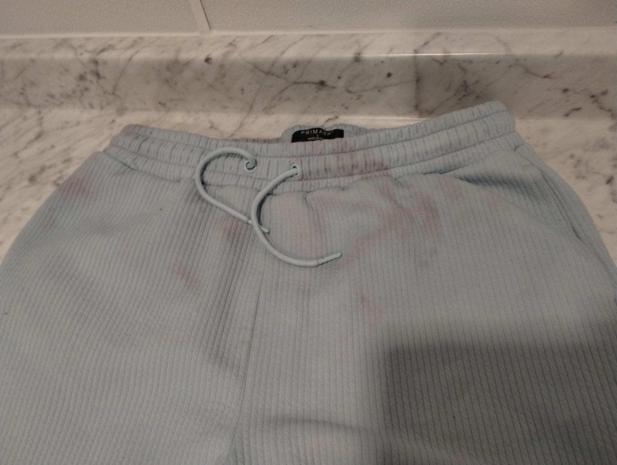 Same thing here all stained