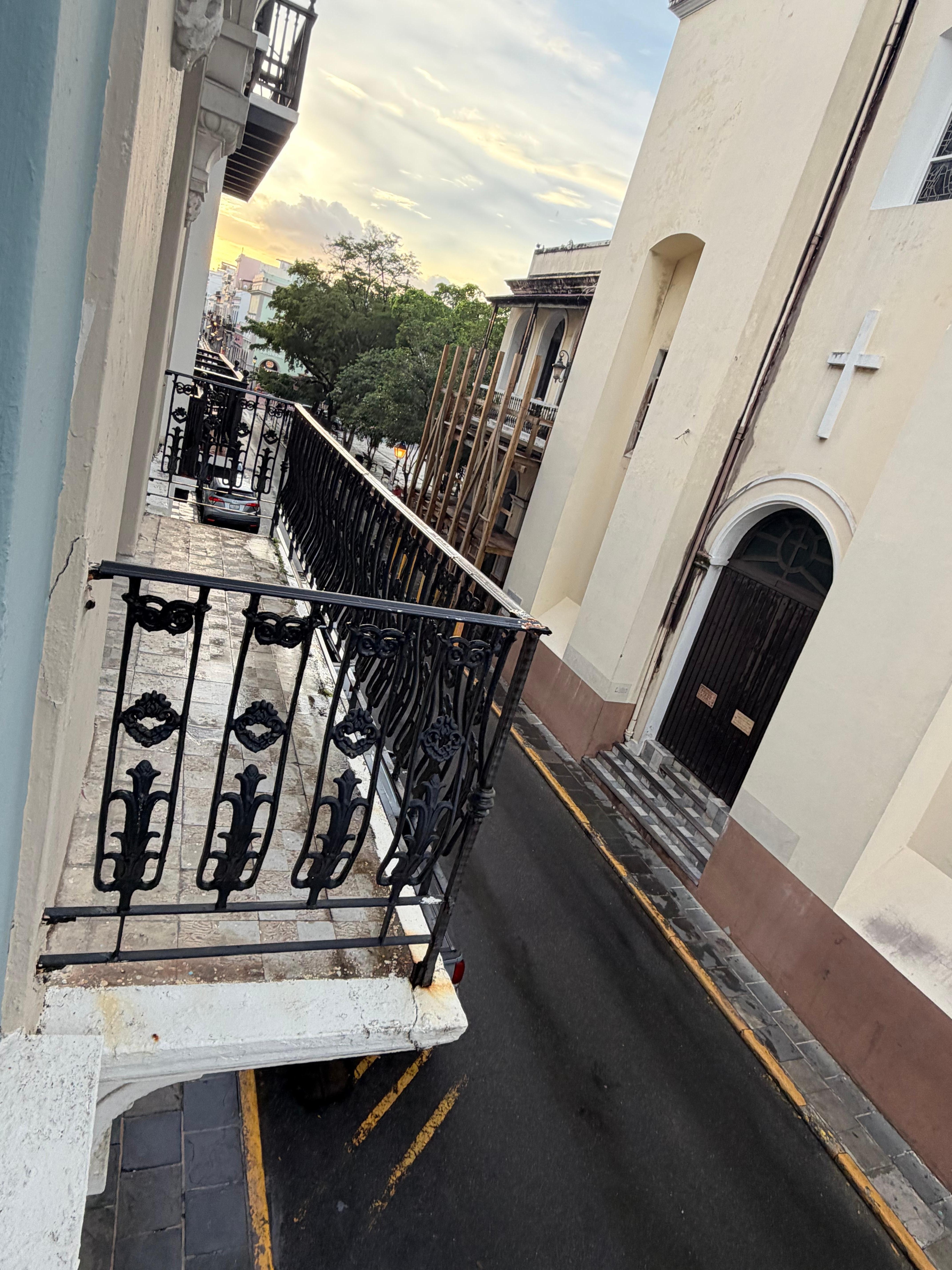 Another balcony facing different street 