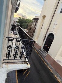 Another balcony facing different street