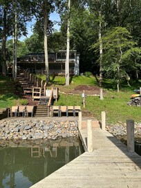 View from dock to house.