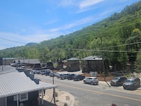 View from top seating of Chimney Rock Smokehouse