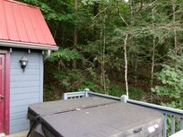 Hot tub area