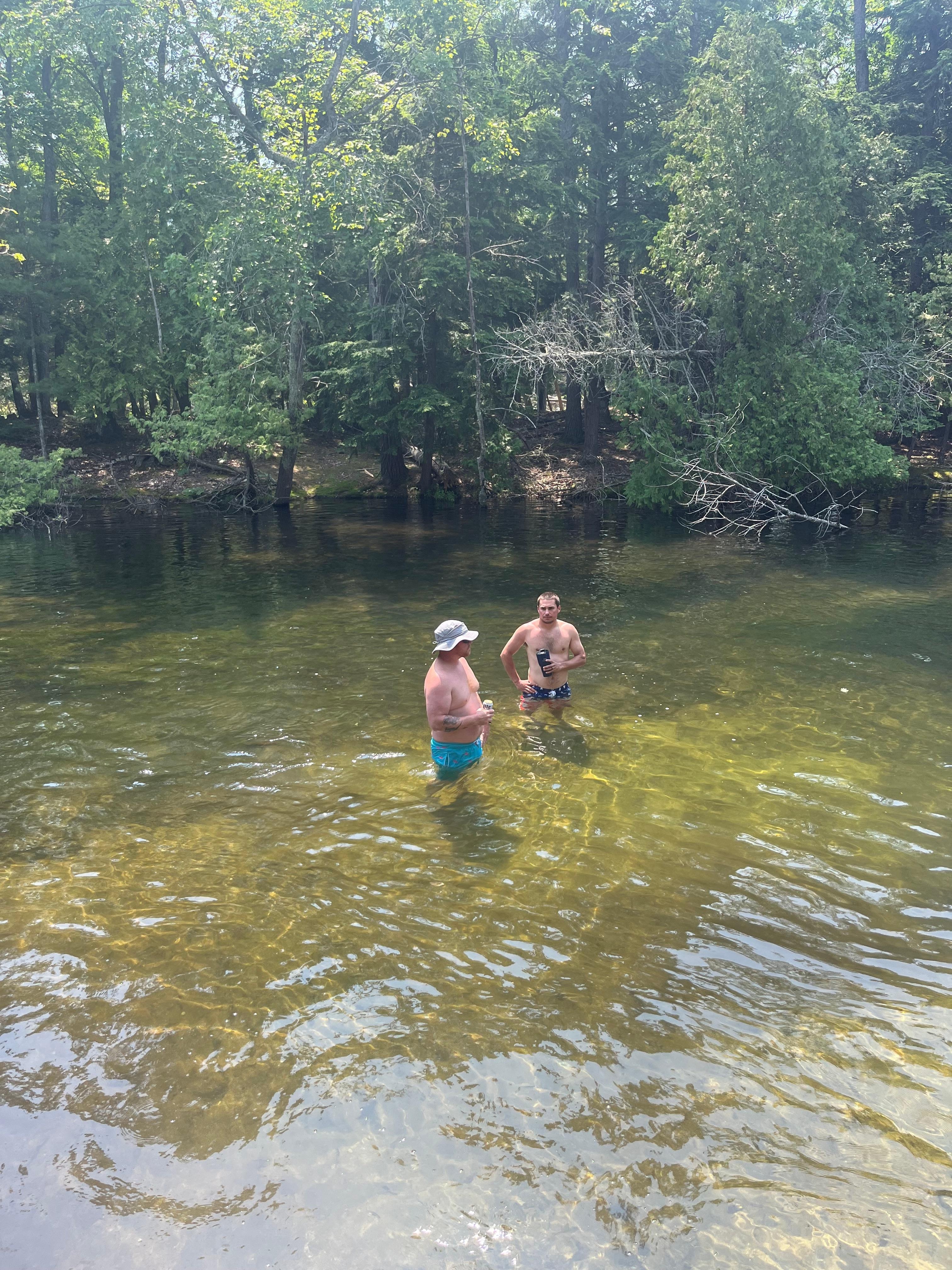 Enjoying the Crystal river