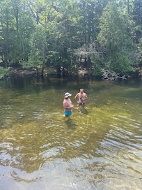 Enjoying the Crystal river