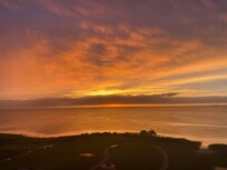 Sunset from the balcony