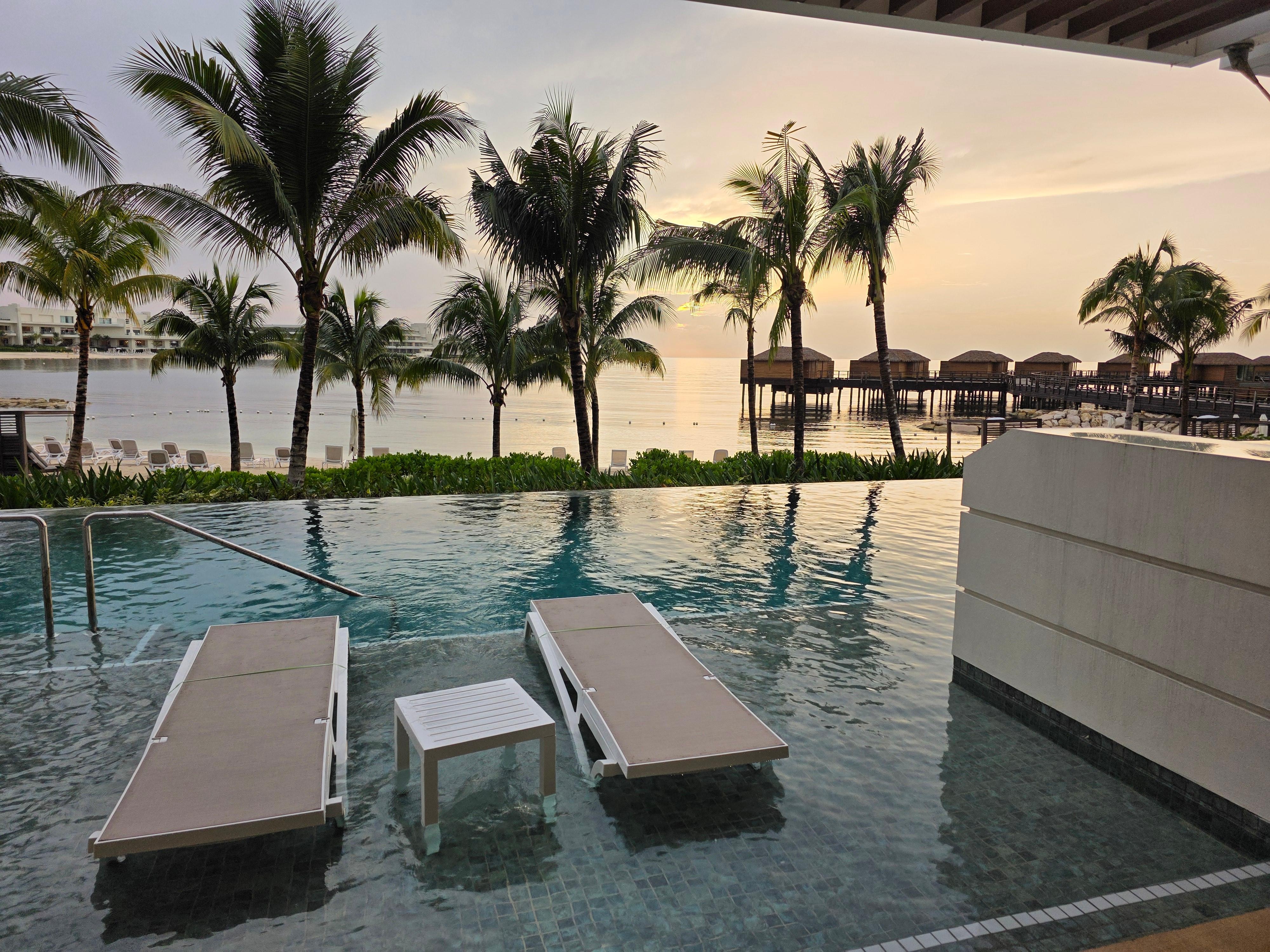 View out of Platinum Swim-out Suite