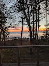 Sunrise over the lake.