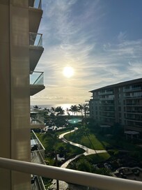 View from our balcony!