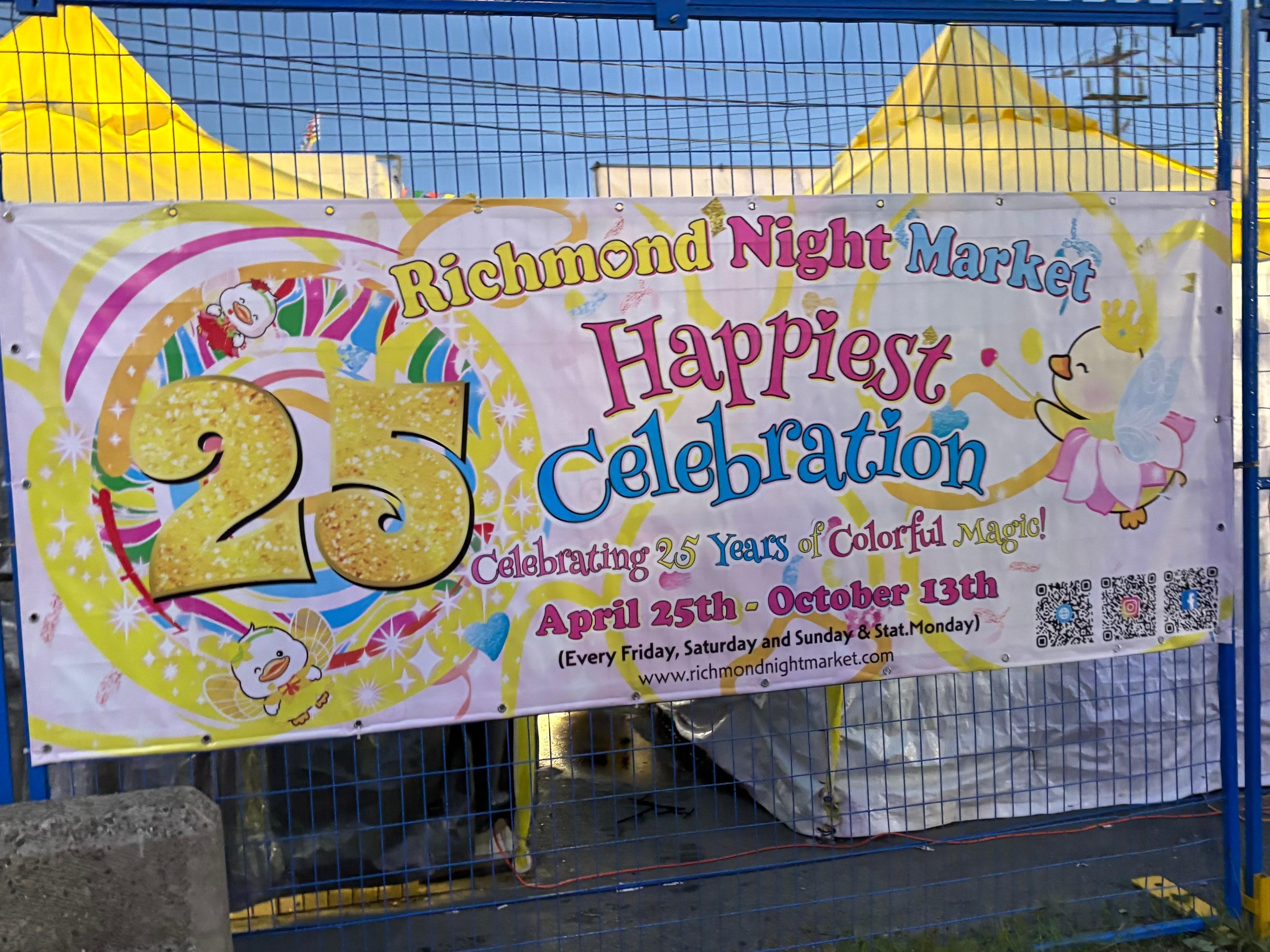 Richmond Night Market. We walked there from Abercorn