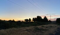 The view during sunset