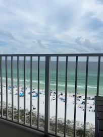 Beach view from balcony